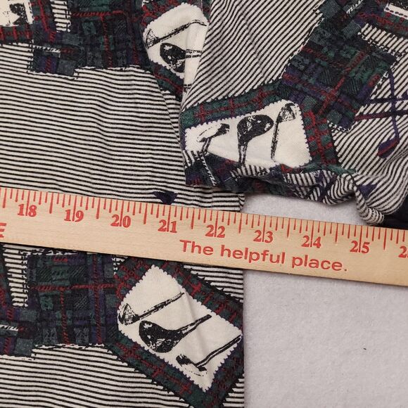 Penguin Club Pullover Short Sleeve Polo Shirt Mens Size Large L Beige Black - Picture 8 of 10